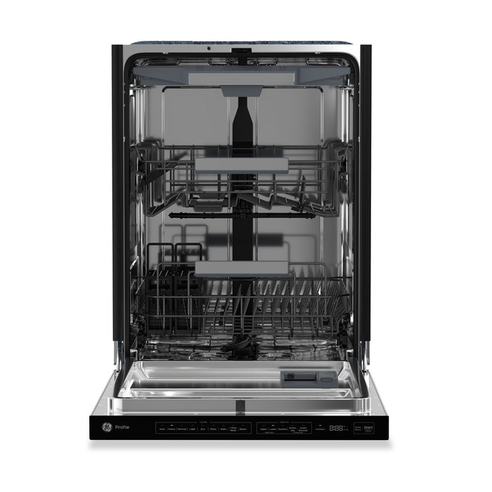 GE Profile 24\" 42 dBA Top Control Dishwasher - Stainless Steel - PBT700SSVFS