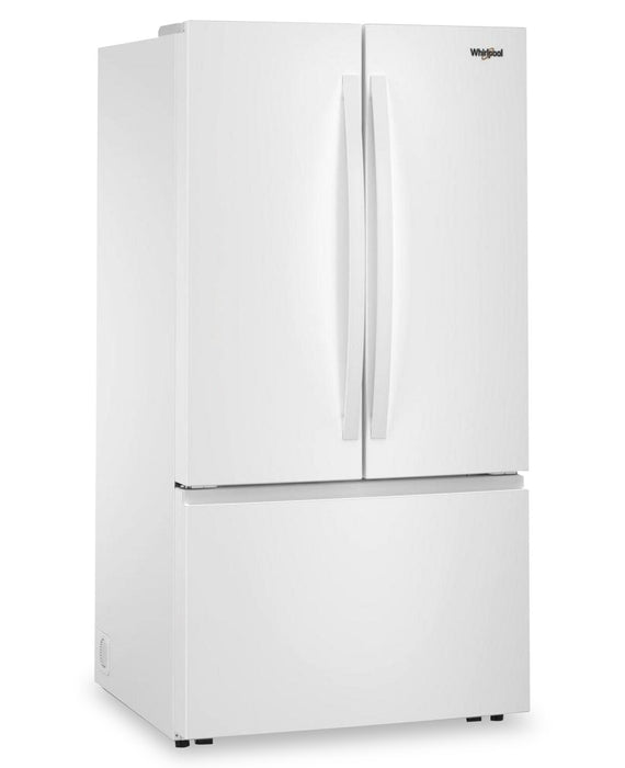 Whirlpool 36\" 31 Cu. Ft. French-Door Refrigerator with Ice Maker - White - WRFF3136SW