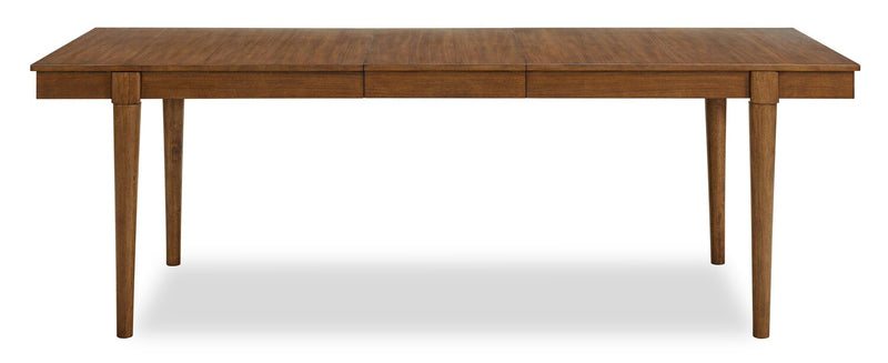 Ember Dining Table, 74-92\"W - Brown