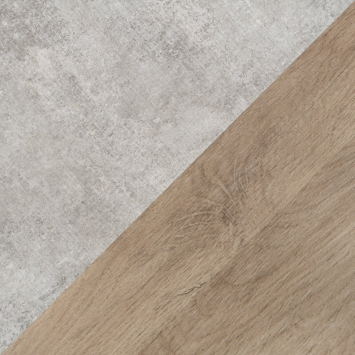 Felicity 36\" Round Coffee Table with Shelf and Casters - Grey