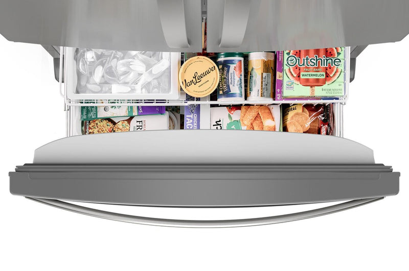 Whirlpool 36\" 20 Cu. Ft. Counter-Depth French-Door Refrigerator - Stainless Steel - WRFC2036RZ