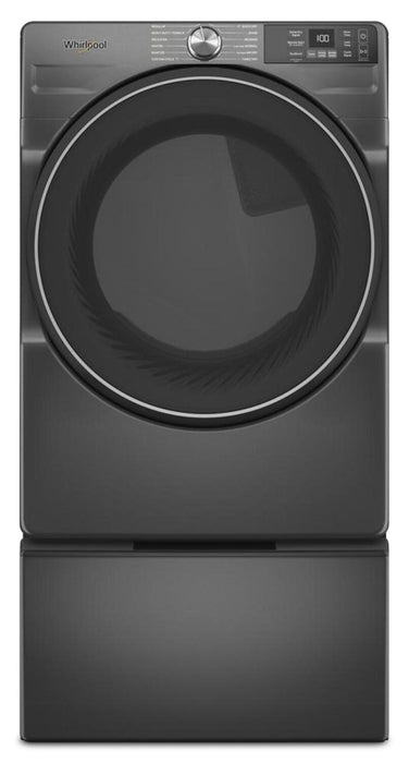 Whirlpool 7.4 Cu. Ft. Smart Electric Dryer with Wrinkle Shield™ - Volcano Black - YWED5720RU