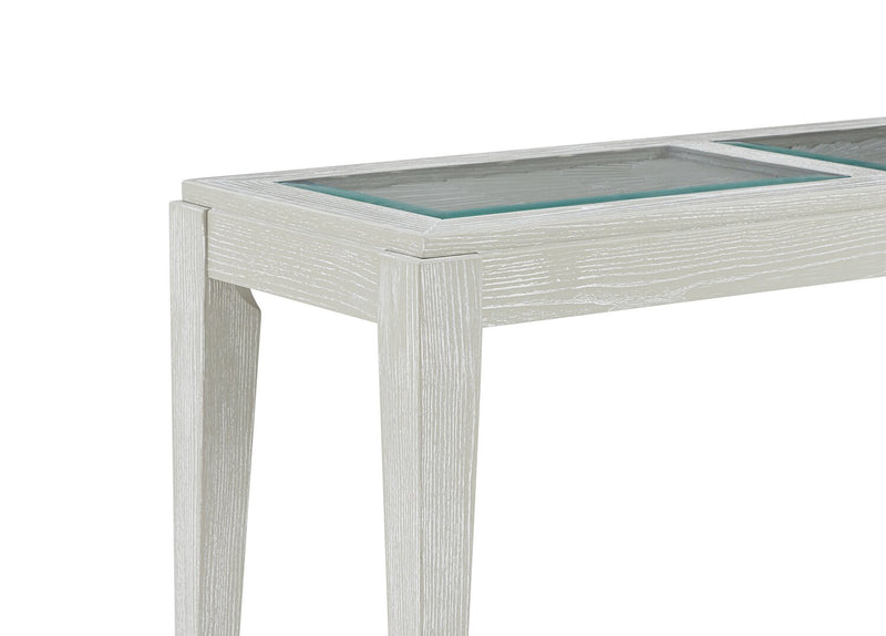 Vida 47.5” Solid Wood Sofa Table with Shelf - Sand