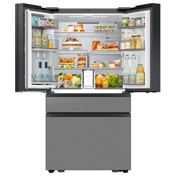 Samsung 36\" 29 Cu. Ft. Bespoke French-Door Refrigerator with AI Home Screen - RF90F29BECRAA