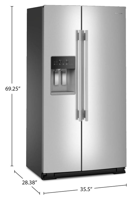 KitchenAid 36\" 21 Cu. Ft. Counter-Depth Refrigerator – Fingerprint Resistant Stainless Steel - KRSC536RPS