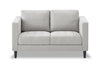 Metro 57\" Fabric Loveseat with Tufted Seat Cushions and Reversible Back Cushions - Neutral