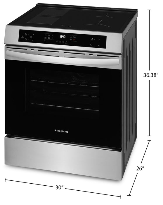 Frigidaire 5.3 Cu. Ft. Front Control Induction Range with Air Fry – Stainless Steel - FCFI308CBS