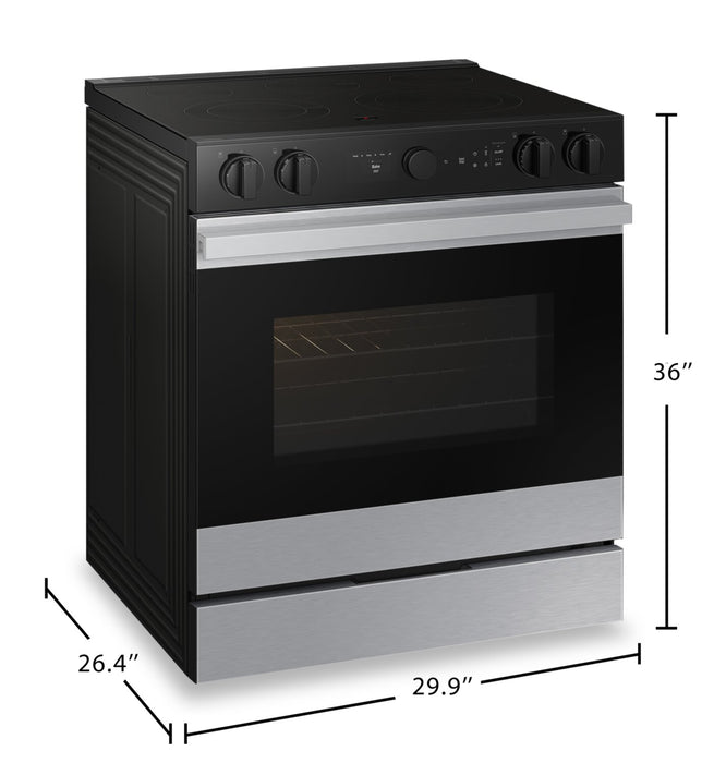 Samsung 6.3 Cu. Ft. Smart Electric Slide In Range with Oven Camera - Stainless Steel - NSE6DG8700SRAC