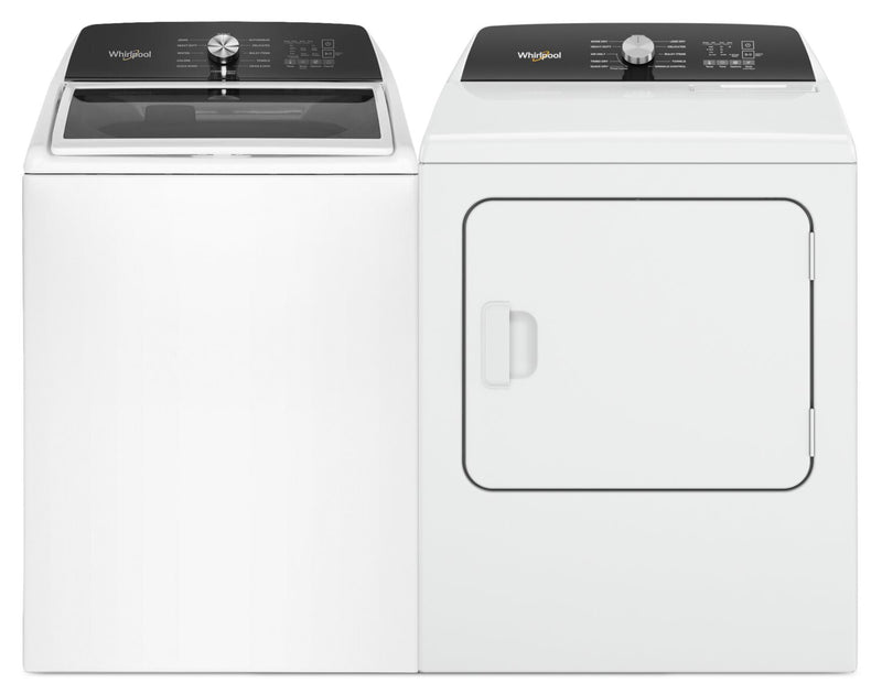 Whirlpool 5.3 Cu. Ft. Top-Load Washer with Built-In Faucet and 7 Cu. Ft. Electric Dryer
