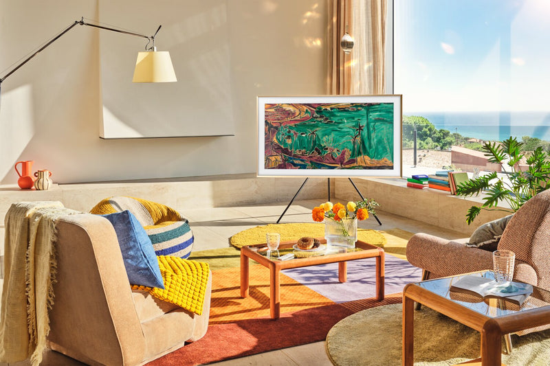 SAMSUNG 65\" LS03F The Frame with Vision AI QLED 4K UHD Smart TV (QN65LS03FAFXZC) - 2025 Model