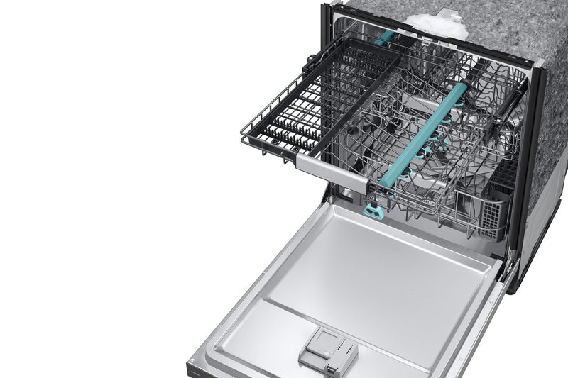 Samsung 24\" 38 dBA Top-Control Dishwasher with AI Wash and Third Rack - Stainless Steel - DW90F89T0USRAA