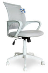 Sealy® Raven 25.2” Adjustable Ergonomic Office Chair with Mesh Padding - White