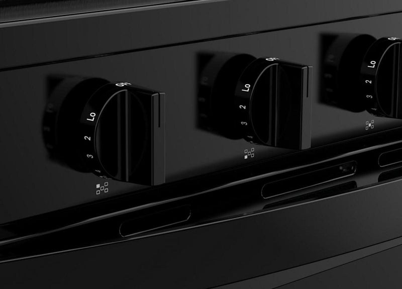 Whirlpool 5 Cu. Ft. Gas Range with Air Fry and Self-Clean - Black - WFGS5030RB