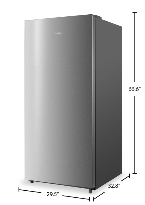 Midea 21 Cu. Ft. Convertible 2-in-1 Upright Refrigerator-Freezer - Stainless Steel - MRU21B6ASL