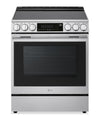 LG 6.3 Cu. Ft. Smart Electric Range with Air Fry – Fingerprint Resistant Stainless Steel - LSEL6337XE