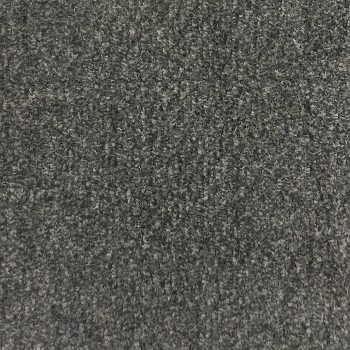 Made in Canada Legend 2-Piece Right-Facing Chenille Fabric Cuddler Sleeper Sectional - Pewter Brown