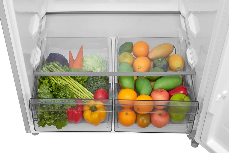 Midea 21 Cu. Ft. Convertible 2-in-1 Upright Refrigerator-Freezer - Stainless Steel - MRU21B6ASL