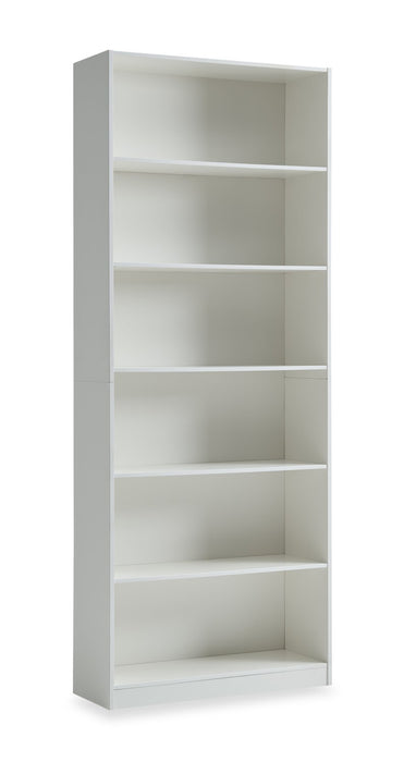 William 31.5\" 6-Shelf Bookcase - White
