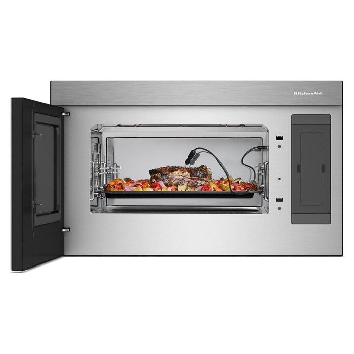KitchenAid Multifunction Smart Flush Mount Over-the-Range Microwave Oven - Stainless Steel - YKMMF730PPS