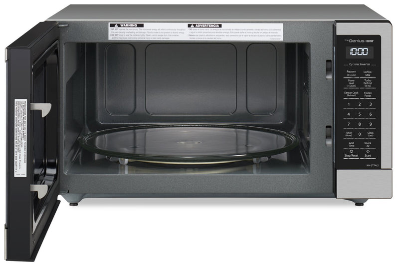 Panasonic 1.6 Cu. Ft. Cyclonic Inverter Countertop Microwave Oven - NNST74LSC