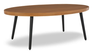 Tofino Outdoor Patio Oval Coffee Table - 22