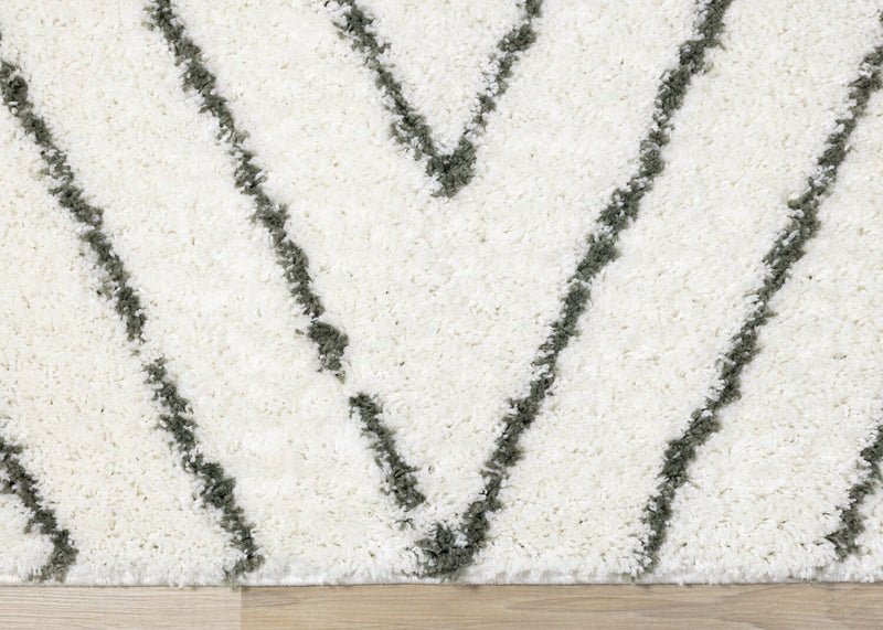 Pascal Multi-Colour Shag Area Rug - 7'10\" x 10'6\"