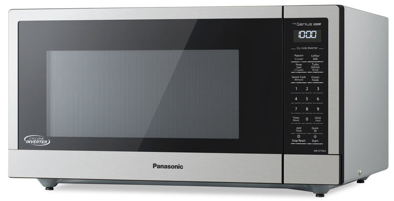 Panasonic 1.6 Cu. Ft. Cyclonic Inverter Countertop Microwave Oven - NNST74LSC