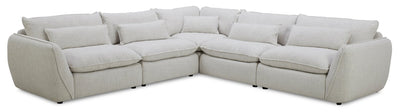 Monaco 5-Piece Sectional - Wheat | Sofa sectionnel Monaco 5 pièces - blé