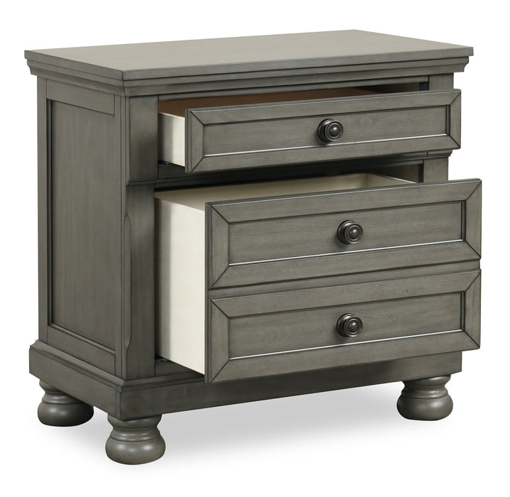 Chelsea Bedside 3-Drawer Nightstand, 28\"W x 28\"H - Grey