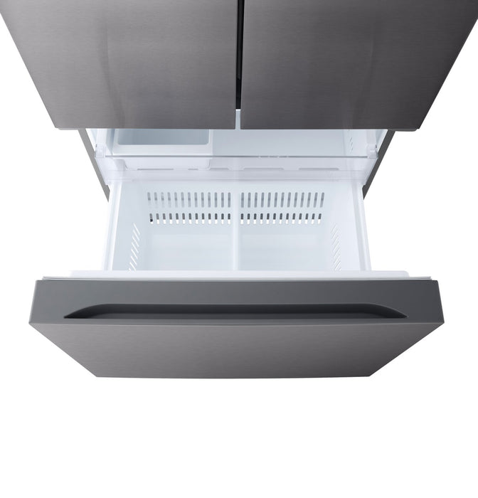 LG 25 Cu. Ft. Smart French-Door Refrigerator with Ice Maker - Black Stainless Steel - LF25S6200D