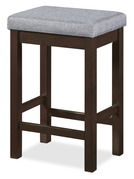 Noah 60” Modern Sofa Table with 3 Counter-Height Stools and USB Ports - Espresso