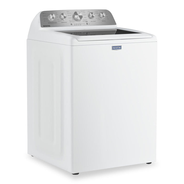 Maytag 5.4 Cu Ft. Top Load Agitator Washer with Pet Pro Option – White - MTW5605RW
