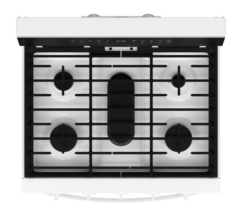 Whirlpool 5 Cu. Ft. Smart Gas Range with Air Fry and Self-Clean - White - WFGS7530RW