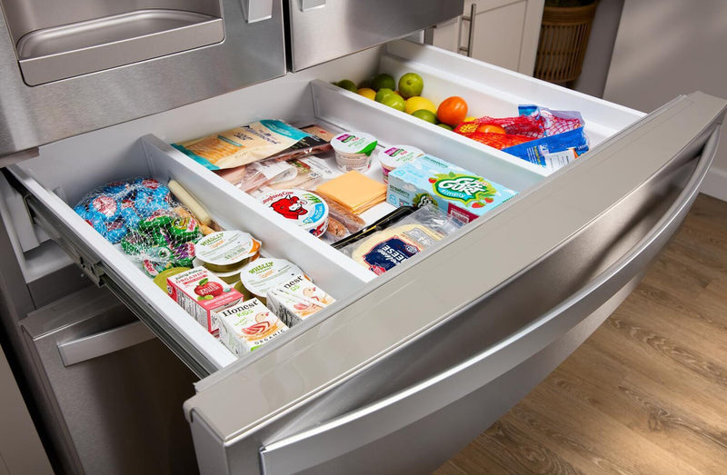 Whirlpool 36\" 24.5 Cu. Ft. French-Door Refrigerator - Stainless Steel - WRMF3636RZ