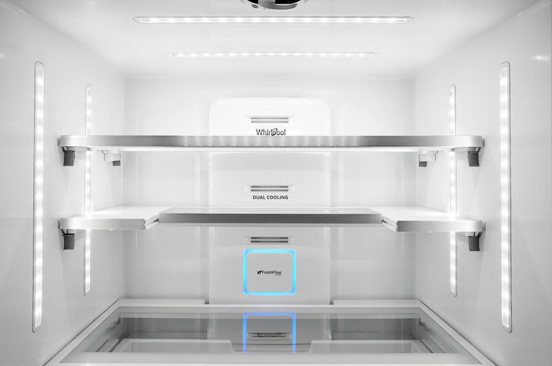 Whirlpool 36\" 23.8 Cu. Ft. Counter-Depth French-Door Refrigerator - Stainless Steel - WRFC9636RZ