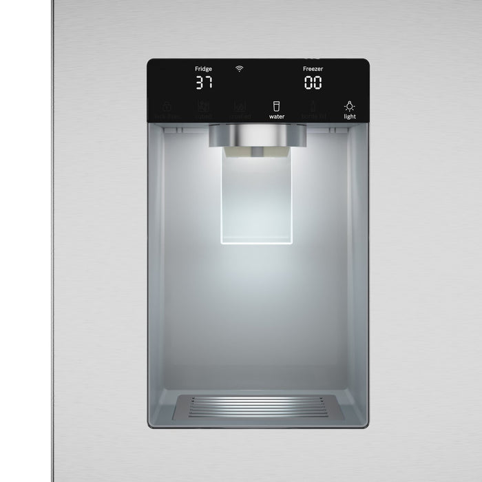 Bosch 36\" 26 Cu. Ft. 100 Series Smart French-Door Refrigerator - Stainless Steel - B36FD10ENS