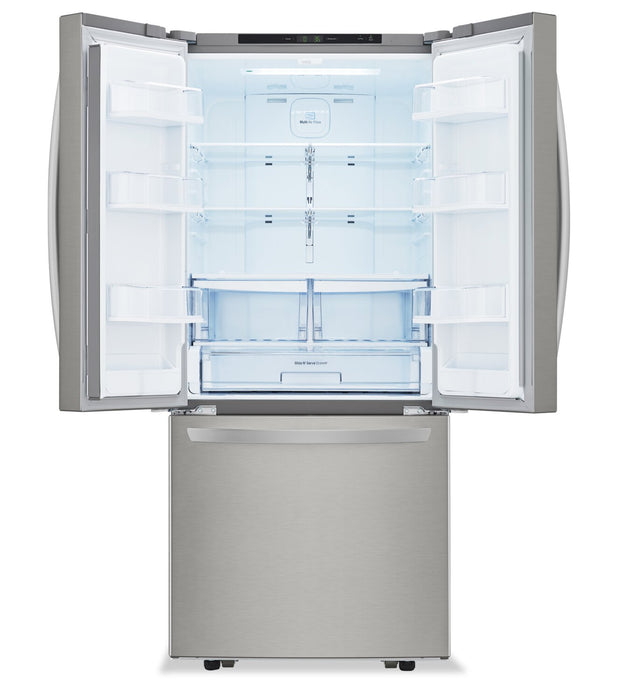 LG 30\" 21.8 Cu. Ft. French Door Standard-Depth Refrigerator - Stainless Steel - LFCS22520S