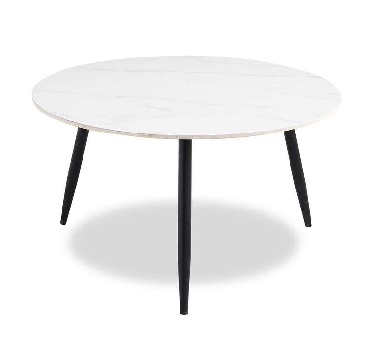 Delancey 31.5\" Modern 3-Pack Coffee + 2 End Tables - White