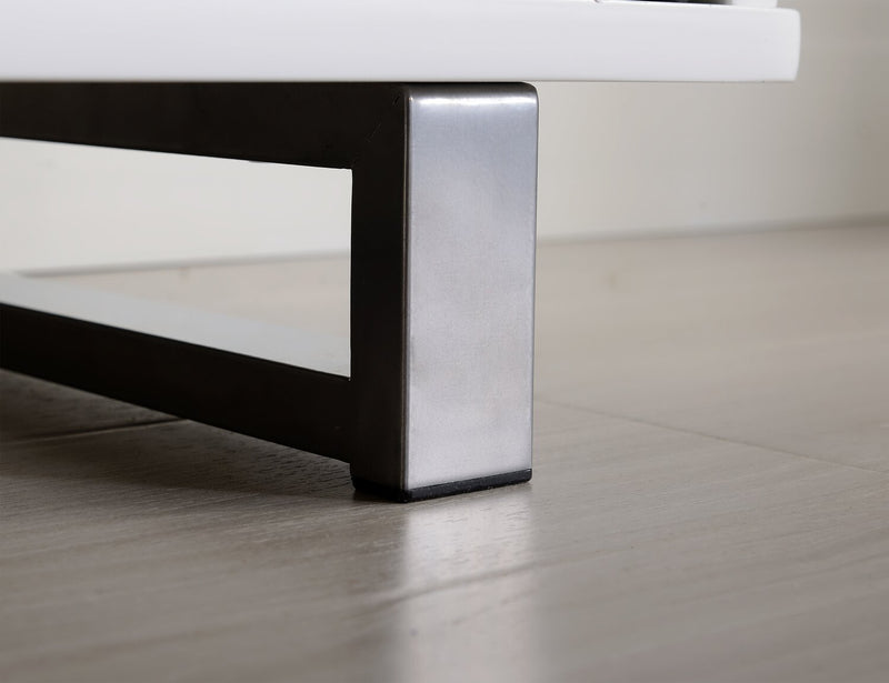 Ignatius Modern 3-Piece Entertainment Centre with Electric Fireplace and Storage for TVs up to 70\"- White