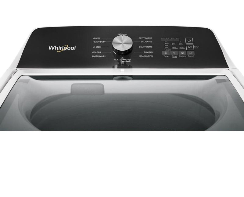 Whirlpool 5.2 Cu. Ft. Top-Load Agitator Washer with Built-In Faucet - White - WTW5025SW