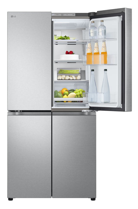 LG 33\" 18.6 Cu. Ft. French 4-Door Counter-Depth Refrigerator - Stainless Steel - LF19C8200S
