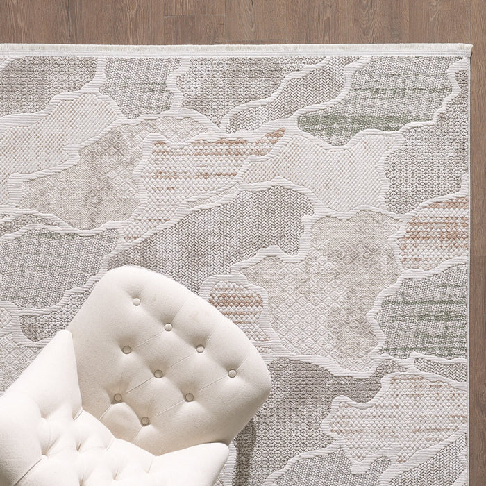 Cove Waves Multi-Colour Area Rug - 7'11\" x 10'10\"