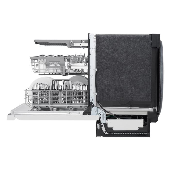 LG 24\" 48 dBA Built-In Top-Control Dishwasher with QuadWash® - White - LDPN4542W