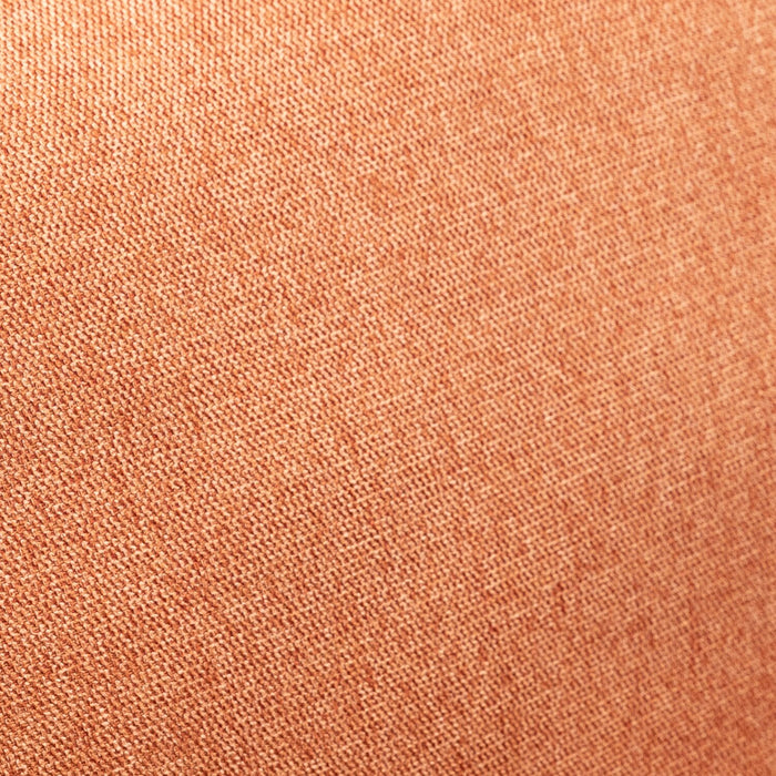 Kort & Co. Kassia 80\" Linen-Look Fabric Condo Size Sofa with Wood Base and Legs - Orange