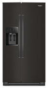Whirlpool 36\" 28.7 Cu. Ft. Side-by-Side Refrigerator – Black Stainless - WRSF5536RV