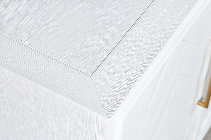 Keena 40\" Solid Wood Accent Cabinet - White