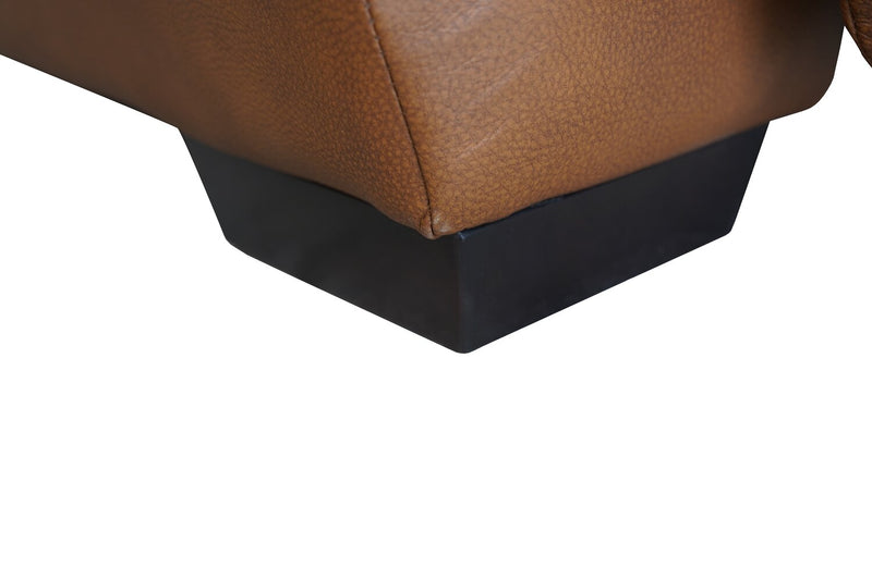 Bello 51.6\" Leather-Look Fabric Power Reclining Chair - Brown