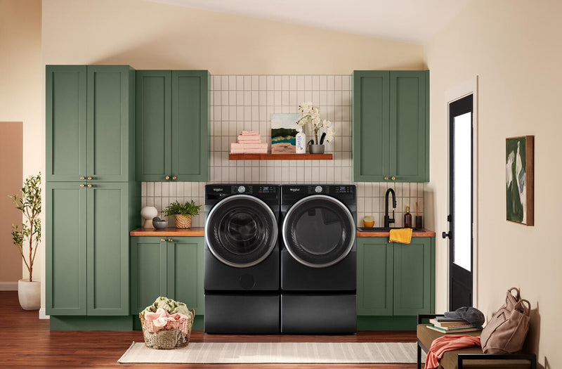 Whirlpool 5.8 Cu. Ft. Front-Load Washer with FreshFlow™ Vent System and 7.4 Cu. Ft. Gas Dryer