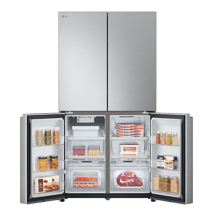 LG 36” 23.6 Cu. Ft French 4-Door Counter-Depth Refrigerator with Ice Maker - LF24C8200S