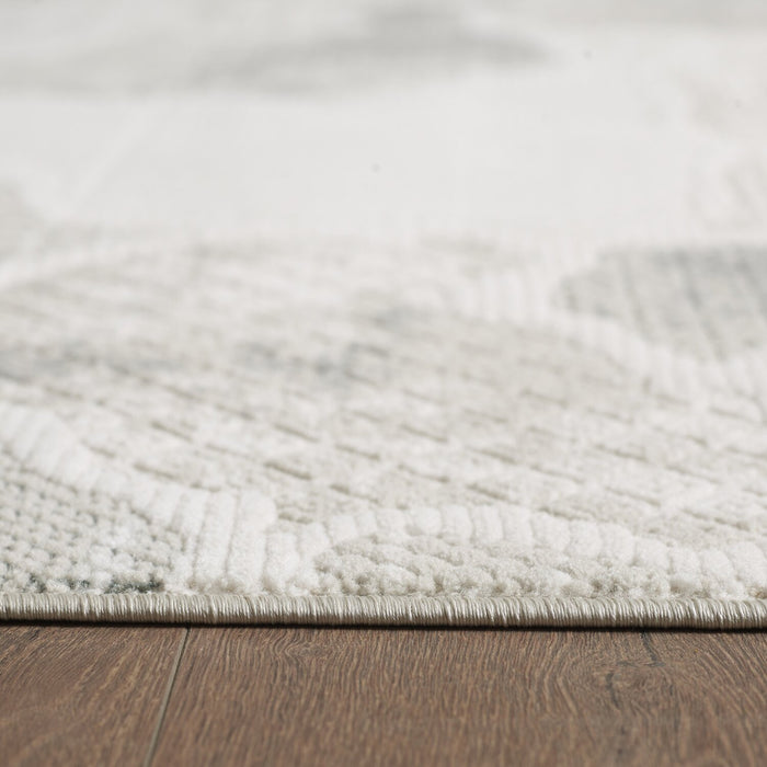 Cove Waves Grey Area Rug - 6'7\" x 9'6\"